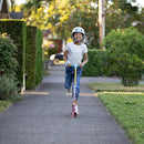 Jetson Character Kids Kick Scooter, LED Lights on Stem & Light-Up Wheels, Lightweight Frame, Height-Adjustable Handlebar, Lean-to-Steer System, Easy-Fold Mechanism by TinyTreasures Baby Boutique