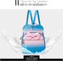KL928 Girls Bowknot Polka Dot Cute Mini Backpack Small Daypacks Convertible Shoulder Bag Purse for Women by TinyTreasures Baby Boutique