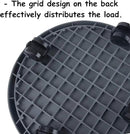 WanderingDonkey 2 Pack of 9.8 Inch Heavy Duty Plant Caddy with Wheels,Rolling Plant Stand Pot Trolley, Potted Flower Mover Dolly with Casters Round Coaster for Indoor Outdoor, Brown by GreenHaven Gardens