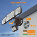 LEPOWER LED Security Light Motion Sensor Light Outdoor, 38W 4200LM Motion Security Light, 5500K, IP65 Waterproof, 3 Head Motion Detected Flood Light for Garage, Yard, Porch (Not Solar Powered, Brown) by GreenHaven Gardens
