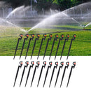 Irrigation Sprinkler, 20pcs Plastic Watering Nozzle G‑Type 360 Degree Rotation Sprinkler Accessory for Garden Agriculture Courtyards Lawn 9.1x1.2x0.4in by GreenHaven Gardens