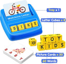 Educational Toys for 3 4 5 Year Old Boys Gift, Matching Letter Game Preschool ABC Learning Toys for Kids Ages 4-8 Years, Christmas Birthday Gifts for 3-6 Year Old Boys Toddler Toys Age 2-4 by TinyTreasures Baby Boutique