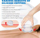 3pcs Cupping Therapy Set-Professional Silicone Cupping, Suitable for Facial Body Massage/Deep Myofascial Release/Pain Relief/Muscle Relaxation & More (Clear,3pcs) by CozyNest Decor