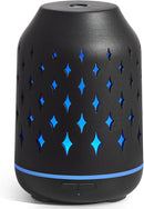 InnoGear Aromatherapy Diffuser, 150ml Ceramic Diffuser Ultrasonic Humidifier Cool Mist Essential Oil Diffusers for Home Air Diffuser with 2 Mist Modes Waterless Auto Off, Black by TinyTreasures Baby Boutique