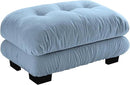 Ottoman - Blue by CozyNest Decor