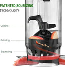 Juicer Machines, TUUMIIST Cold Press Juicer with 5.3" Extra Large Feed Chute Fit Whole Fruits & Vegetables Easy to Clean, High Juice Yield, BPA Free (Gun Grey) by CozyNest Decor