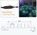 Brizled Purple & Green Halloween Lights, 33ft 100 LED Halloween String Lights 5mm Wide Angle String Lights, 120V UL Certified Connectable Halloween Lights Outdoor for Party Halloween Decor, Black Wire by TinyTreasures Baby Boutique
