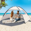 COMMOUDS Beach Tent Sun Shade for 3/4-5/6-7/8-10 Person, UPF 50+ Beach Sun Shelter Canopy Tent, Lightweight, Easy Set Up and Carry by TinyTreasures Baby Boutique