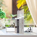 Sziqiqi Book Ends for Shelves Decorative: Heavy Duty Bookends for Books Cast Iron Cute Bookends Decorative Bookends for Shelves Office Desk Bookcase Bookshelf - Gift for Boys Girls Men Women Nerdy by CozyNest Decor