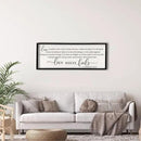 flowtorely Love is Patient, Kind Wall Art Decor 40"X15" Love Never Fails Sign 1 Corinthians 13 Bedroom Above Bed Large Bible Verse Quote Scripture Christianity Hanging Sign (Black) by CozyNest Decor