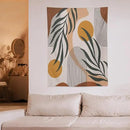 ICMOLYYENLO Boho Plant Aesthetic Tapestry, Abstract Medieval Arch Sun Home Aesthetic Wall Hanging For Bedroom Living Room Dormitory Tapestry 60x80 Inches by CozyNest Decor