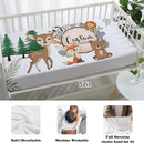 Custom Nursery Crib Bedding Set: Personalized Name 4 Piece Animal Theme Baby Crib Sets for Boys Girls - Toddler Double Layer Blanket Set, Comfortable Crib Bed Sheets for Baby Toddlers by TinyTreasures Baby Boutique