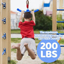 Ninja Swing-Twister 360° Spin Handle: Kids Slackline Accessories & Swing Attachment - Activate Ninja Powers with Epic Twist-Spin Flips! (Blue - Backyard/Playground Hang Toy) by TinyTreasures Baby Boutique