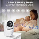 VTech 2-Cameras Smart WiFi Baby Monitor with 1080p FHD Camera and 5" HD IPS Screen, Free App with Motion Video, Sound/Motion Detection and Notifications, Split-Screen, Pan-Tilt-Zoom: VM901-2HD by TinyTreasures Baby Boutique