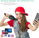 KIDWILL Wireless Bluetooth Karaoke Microphone for Kids and Adults, 5-in-1 Portable Handheld Karaoke Mic Speaker Player Recorder with Adjustable Remix FM Radio for Girls Boys Teens Adults by TinyTreasures Baby Boutique