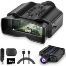 Night Vision Goggles for Adults, Night Vision Binoculars with10000mAh Rechargeable Battery, 3.99" HD Screen & 64GB Card, Infrared Binoculars for Hunting, Camping, Surveillance by TinyTreasures Baby Boutique
