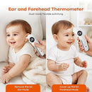 Baby Thermometer for Infants, No-Touch Forehead and Ear Thermometer with Fever Alarm, Fast Accuracy Digital Thermometer for Adults and Kids, 3 Age Modes, Object Modes by TinyTreasures Baby Boutique