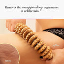 Tuuli Wooden Massage Roller for Waist and Thigh, Multi-Functional Body Roller for Cellulite Reduction and Muscle Tension, Natural Massager for Women and Men (Curved) by CozyNest Decor