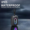Waterproof Shower Bluetooth Speaker, Durable & Portable with Clear Sound, Ideal for Shower, Pool, Beach & Kayaking, BT 5.3 –Black by TinyTreasures Baby Boutique