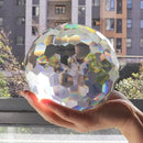 Clear Crystal Suncatcher Ball Prism Glass Sphere Faceted Gazing Ball Rainbow Maker Window Prisms Suncatcher for Window, Sun Catcher(150mm/5.91inch) by GreenHaven Gardens