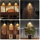 Rechargeable Spotlight, Battery Powered Picture Lights with Remote, Dimmable Plant Spot Light Indoor, Cordless Accent Lighting, LED Uplight for Tree Dartboard Decor Painting Artwork Photo by CozyNest Decor
