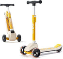 KUB Toddler Scooter for Kids Ages 2+, 3 Wheel Kick Scooter with LED Light-Up Wheels, Adjustable Height Handlebar, Lean-to-Steer, Anti-Slip Deck, Easy-Fold Design, Gift for Boys and Girls by TinyTreasures Baby Boutique