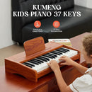 Kids Piano Keyboard, 37 Keys Digital Piano for children, Toddler Music Educational Instrument Toy Wood Piano for 3+ Girls and Boys by TinyTreasures Baby Boutique