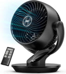 Dreo Fan for Bedroom, 13-Inch Oscillating Table Air Circulator Fan for Whole Room, 120° Tilt Adjustment, 28dB Ultra-Quiet, 70ft Powerful Airflow, 4 Speeds Desk Fans with Remote for Home, Office by CozyNest Decor