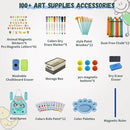 SUNFATT Kids Easel Accessory Set,100+ Art Supplies for Children's Painting,Drawing,or Crafting,Kids Toys for Ages Aged 3 4 5 6 7,8-13 by TinyTreasures Baby Boutique