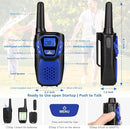 Walkie-Talkies for Kids Rechargeable Walkie Talkie for Adults Long Range FRS 2 Way Radio 3 Pack with Lanyard Battery 4 Miles NOAA USB, Family Toys for 3-12 Year Old Girls Boys Toddlers Camping by TinyTreasures Baby Boutique