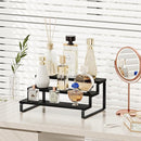 Giikin 3 Tier Spice Rack, Set of 2 Wooden Spice Rack for Countertop, Cabinet Organizer Shelf Kitchen Counter Storage Shelves Cupcake Stand Holder Display Stand, Black by CozyNest Decor