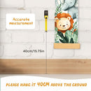 Personalized Name Baby Growth Height Chart Handing Ruler Wall Decor for Kids, Animals Canvas Removable Height Growth Chart, Nursery Decor, Toddler Kid Room Decoration, Hangable by TinyTreasures Baby Boutique