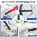 Toilet Bowl Cleaner Wand Refills,70 PCS Disposable Toilet Brush Heads Compatible with Wa.IE Jiemi and Most Wand,Disposable Wand Heads for Deep Cleaning by CozyNest Decor