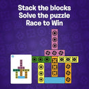 Blockwork by Uzzle Games - Fast-Paced Family Board Game - Multiple Difficulty Levels - Enjoyable and Challenging Puzzle Game – 2 to 4 Players – A Complete Family Night Fun Package - for Ages 4+ by TinyTreasures Baby Boutique