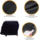 Grill Cover for Char-Griller Flat Iron 2 Burner Outdoor Gas Griddle Grill, 45 inch Outdoor Heavy Duty Waterproof UV Resistant Cover, Outdoor BBQ Accessories by GreenHaven Gardens