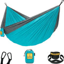 Wise Owl Outfitters Camping Hammock – 500lbs Portable Hammock with Tree Straps - Travel, Backpacking, Hiking, Outdoors Camping Gear - Single or Double by GreenHaven Gardens