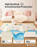 Baby Play Mat 79" X 71",Extra Large Foldable Play Mats for Babies and Toddlers,Waterproof AntiSlip Portable Baby Floor Mat for Tummy Time,Foam Baby Mat for Floor with Travel Bag Indoor Outdoor by TinyTreasures Baby Boutique