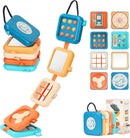 Busy Board for 1 Year Old, Travel Toys for Toddler 1-3, Montessori Busy Board Busy Cube, Toys Gifts for 1 Year Old Boy Girl by TinyTreasures Baby Boutique