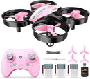 Holy Stone HS210 Mini Drone for Kids 8-12 and Beginners, RC Nano Quadcopter Indoor Drone with Circle Fly, Auto Hovering, 3D Flip, and Headless Mode, Great Gift Toy for Boys and Girls, Pink by TinyTreasures Baby Boutique