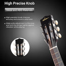 ADM Beginner Acoustic Classical Guitar 30 Inch Nylon Strings Wooden Guitar Bundle Kit for Kid Boy Girl Student Youth Guitarra Online Lessons with Gig Bag, Strap, Tuner, Extra Strings, Picks,Black 1 by TinyTreasures Baby Boutique
