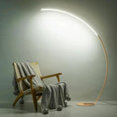 NUÜR Arc Floor Lamp, 67" Tall Gold LED Modern Standing Floor Lamp with Remote Control, Arched Bright Floor Lamps for Living Room Bedroom Office Home by CozyNest Decor