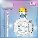 WERNNSAI Tequila Bottle Pinata - Disco Party Decorations for Adults Silver Patron Tequila Pinata with Blindfold for Bachelor Birthday Party Supplies 11.7” x 16.5” by TinyTreasures Baby Boutique