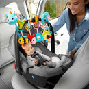 Stroller Toys, Car Seat Toys for Babies Infants 0-6 Months, Activity Spiral Plush Hanging Toy Gift for Baby Boys and Girls 0 3 6 12 Months Newborn Sensory Toy with Rattles Squeaker Music -Blue by TinyTreasures Baby Boutique