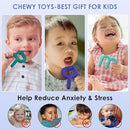 ERKOON Sensory Chew Toys for Autistic Children, 4 Pack Silicone Chewy Tube Oral Motor Tools for Sensory Kids with Autism, Biting, ADHD, SPD, Chewies with Special Needs, Teething Sticks Toys by TinyTreasures Baby Boutique