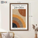 VCK 24x36 Brown Poster Frame 3 Pack, Wood Picture Frame with Exclusive Wood Grain, Wall Mounting Hanging by CozyNest Decor