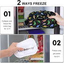 Cerbonny Freezable Cooler Bag for Work/School Travel - Mini Insulated Bag Fit For Yogurt, Suit for 3+(Black Dinosaur) by TinyTreasures Baby Boutique