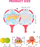 Water Paddle Toss Game with Floating Octopus Ball, Fun Pool Toys Set, Beach Games for Family, and Pool Water Play Set for Friends by TinyTreasures Baby Boutique