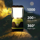 LE 1000LM Battery Powered LED Camping Lantern, Waterproof Tent Light with 4 Light Modes, Camping Essentials, Portable Lantern Flashlight for Camping, Emergency Light, Power Outages, Not Rechargeable by CozyNest Decor