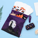 ALVABABY 2pcs Cloth Diaper Wet Dry Bags Waterproof Reusable with Two Zippered Pockets Travel Beach Pool Daycare Soiled Baby Items Yoga Gym Bag for Swimsuits or Wet Clothes 2LM07 by TinyTreasures Baby Boutique