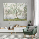 HZOHNAGO Japanese Tapestry Tree Misty Garden Lake Printed Wall Tapestry Ink Painting Wall Hanging for Bedroom Living Room Dorm 80" W x 60" H by CozyNest Decor
